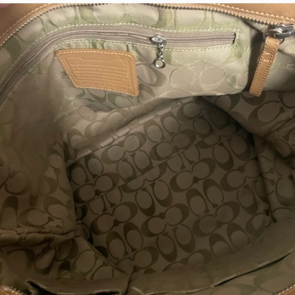 Vintage Coach Hampton Large Carryall Tote Bag, Style 5143 Gorgeous Tan Leather - Picture 6 of 7